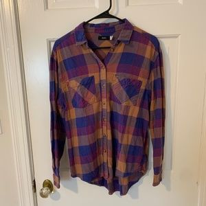 Urban Outfitters BDG Plaid Button Down Shirt Women's Small